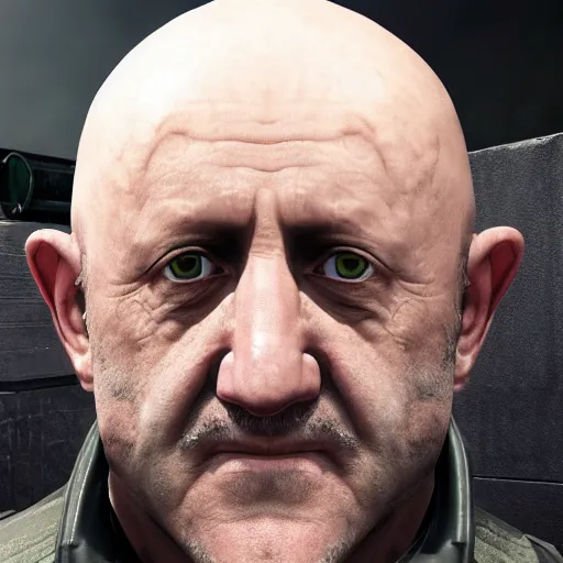 Prompt: Mike Ehrmantraut in Rainbox six siege, 4k, highly detailed