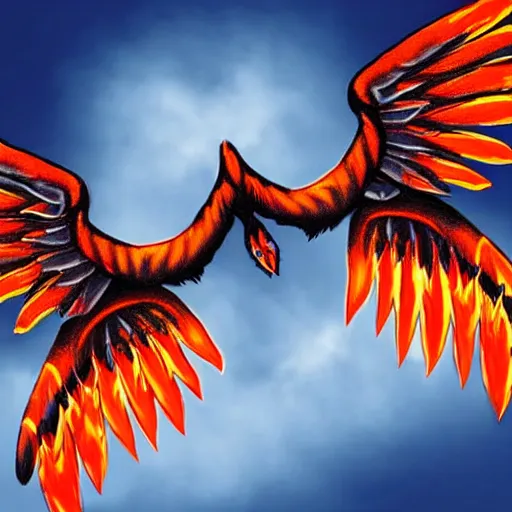 Prompt: wings of fire