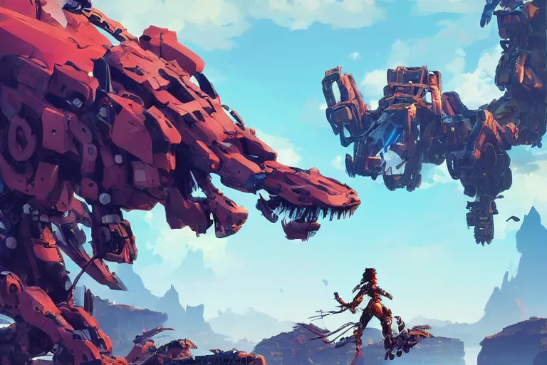 Image similar to scorcher machine mecha animal beast robot of horizon forbidden west horizon zero dawn bioluminiscence, behance hd by jesper ejsing, by rhads, makoto shinkai and lois van baarle, ilya kuvshinov, rossdraws global illumination