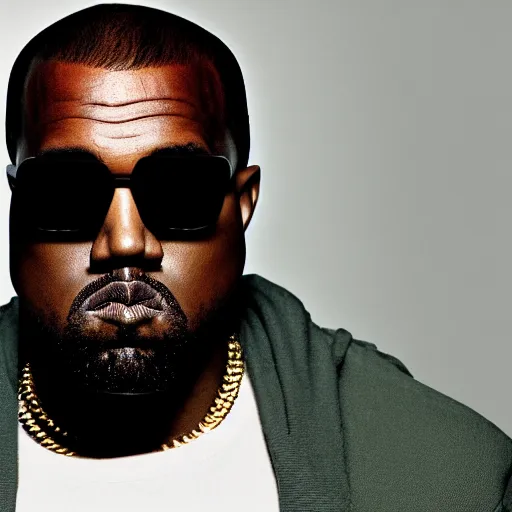Prompt: Kanye West is the style of Cyberpunk, photorealistic, 25mm