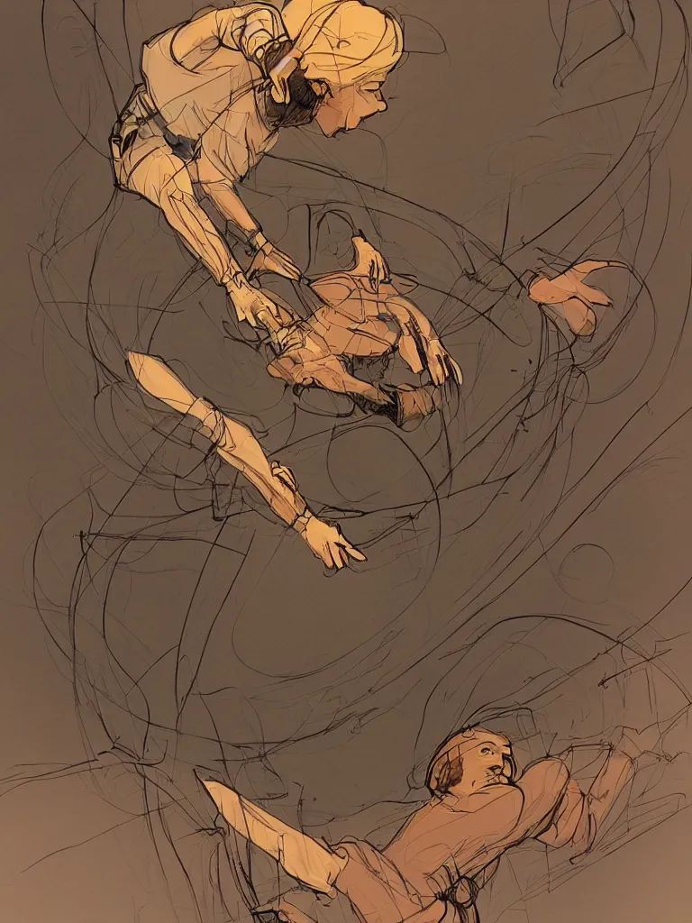 Image similar to somersault by disney concept artists, blunt borders, golden ratio