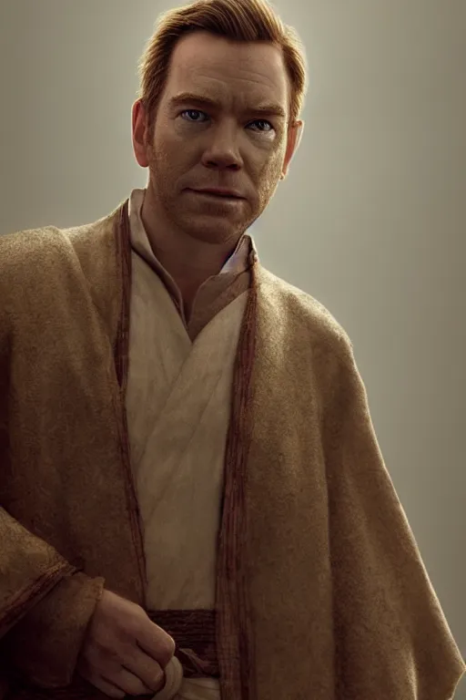 Image similar to an egg costume with ewan mcgregor in it, oil on canvas, intricate, 8 k highly professionally detailed, hdr, cgsociety