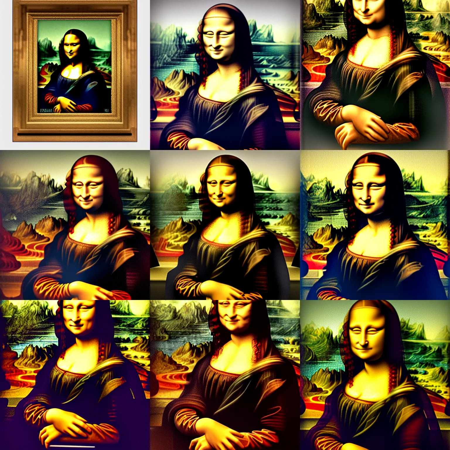 Prompt: Mona Lisa as a DJ