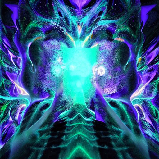 Prompt: psychonautist, digital art, award winning, volumetric lighting