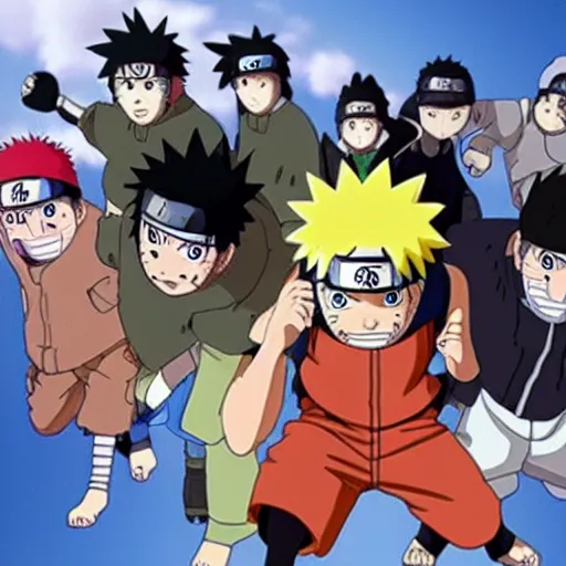 Image similar to Naruto Senin mode, Studios Ghibli