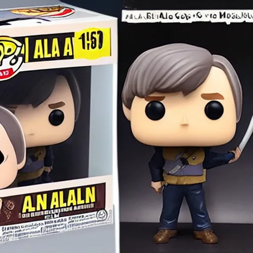 Image similar to funko pop figure of alan alda as hawkeye from m * a * s * h