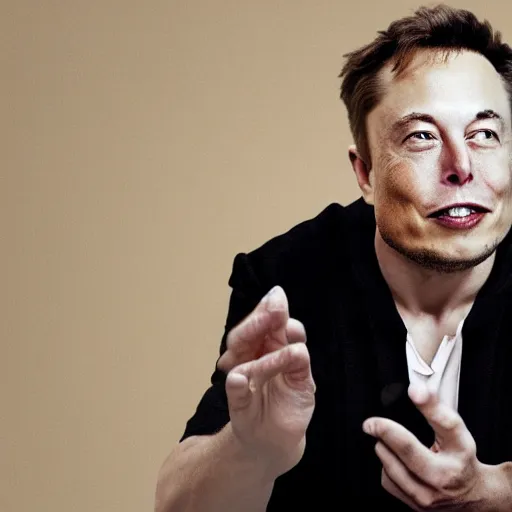 Image similar to ! elon musk with a nueralink implant