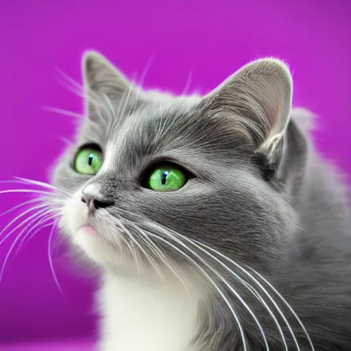 Image similar to purple cat