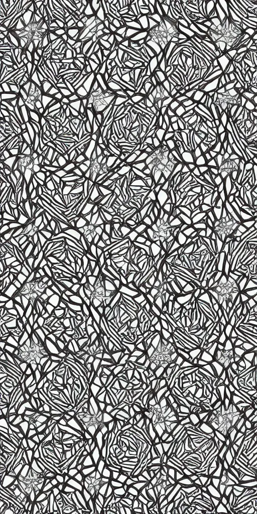 Prompt: highly detailed beautiful black and white geometric pattern, by escher, straight lines, hexagon, pentagon, triangle, sacred geometry, sharp angles, symmetry, sharp focus, high contrast, harmony, technical draw