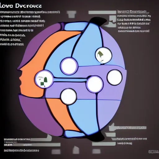 Image similar to futuristic diagram for a device that converts love