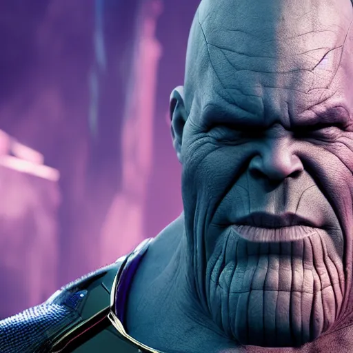 Prompt: Thanos in Morpheus 4K quality super realistic