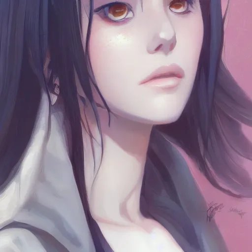 Image similar to An anime portrait of Liv Tyler, by Stanley Artgerm Lau, WLOP, Rossdraws, James Jean, Andrei Riabovitchev, Marc Simonetti, and Sakimichan, tranding on artstation