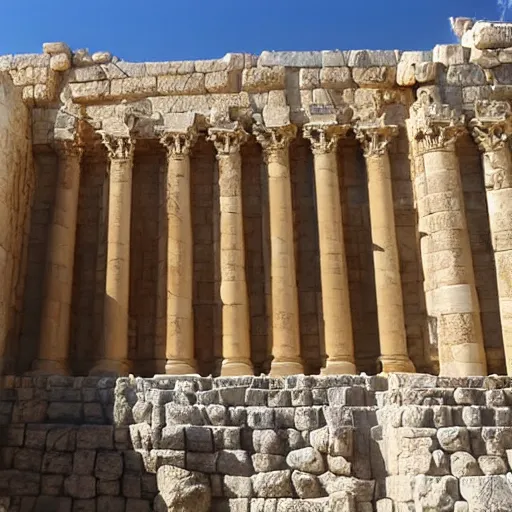 Prompt: herods temple in jerusalem