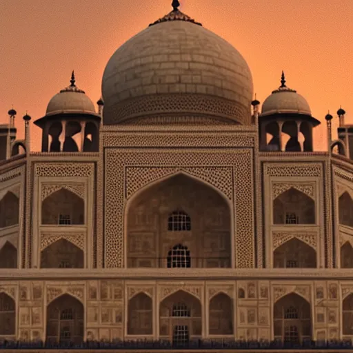 Image similar to the taj mahal made ot of cheese, 8k photorealism, extremly detailed, trending on artstation