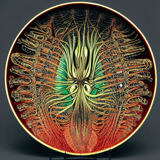 Image similar to An Alien plate From Art Forms in Nature by Ernst Haeckel