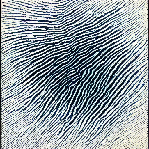 Image similar to a thumbprint abstract art line by ari weinkle