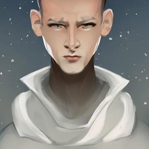 Image similar to exophilia, handsome, man, gray alien race, artstation