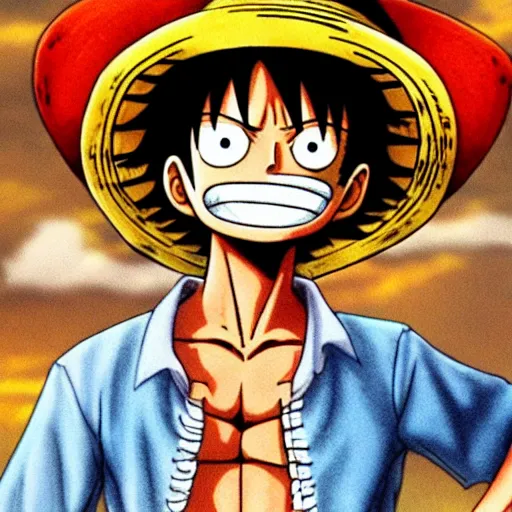Prompt: Luffy from One Piece