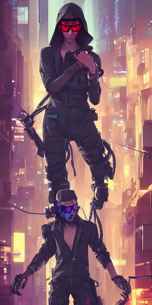 Image similar to cyberpunk hacker with server, lots of wires, art gta 5 cover, official fanart behance hd artstation by jesper ejsing, by rhads, makoto shinkai and lois van baarle, ilya kuvshinov, ossdraws