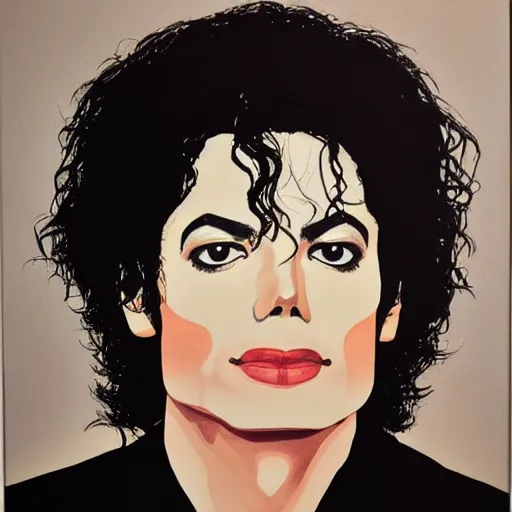 Prompt: portrait of michael jackson