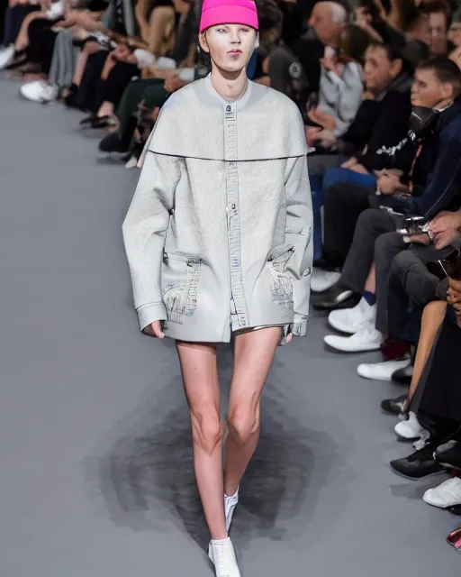 Image similar to hyperrealistic and heavy detailed 2321s balenciaga runway show, Leica SL2 50mm, vivid color, high quality, high textured, POKEMON