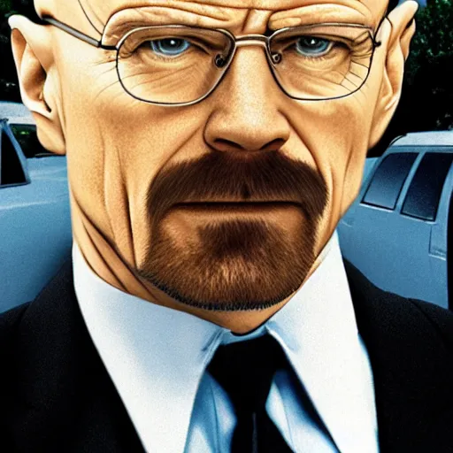 Image similar to walter white is a police officer