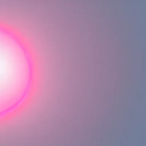 Prompt: 3D render of a white sphere, pink rim light