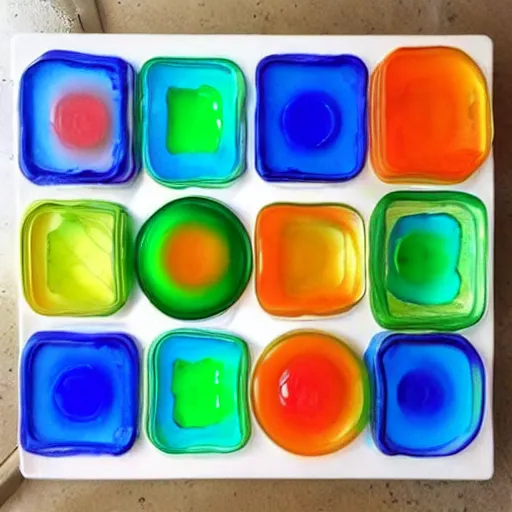 Prompt: jello art