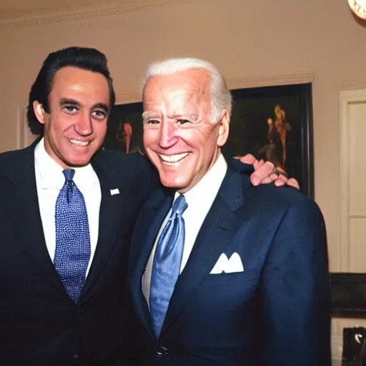 Image similar to joe biden with johnny cash