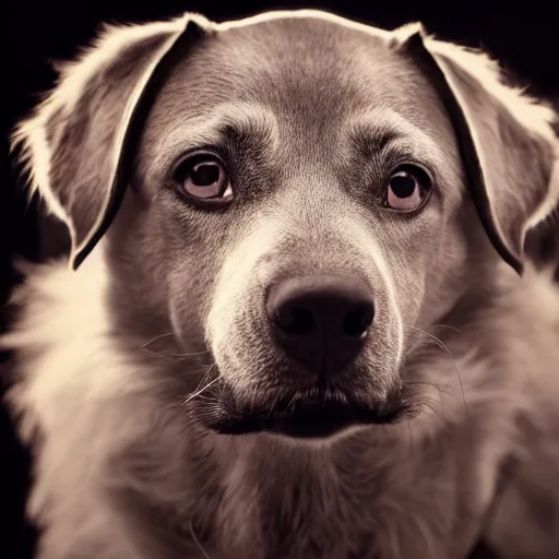 Prompt: a picture of a dog smoking, studio lighting, realistic, award winning photo, detailed