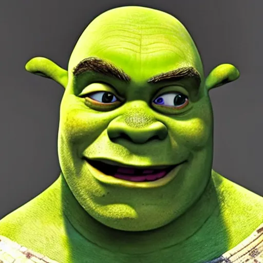 Prompt: shrek after a methamphetamine binge, eyes blood shot, withdrawal symptoms