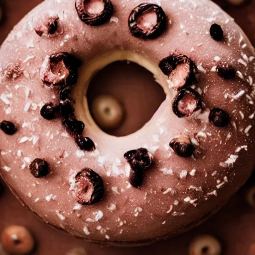 Image similar to photo of a screaming donut