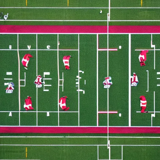 Image similar to football field filled with football players