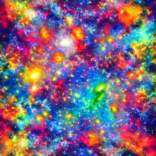 Image similar to colourful universe