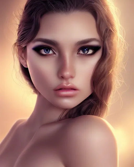 Image similar to a beautiful woman cat chimera, photo, ultra detail, photoreal, professionally retouched, soft moonlight lighting, shiny plastic bikini, realistic, smooth face, goddess, luscious lips, perfect eyes, wide angle, sharp focus on eyes, 8 k high definition, insanely detailed, intricate, elegant, art by artgerm and wlop