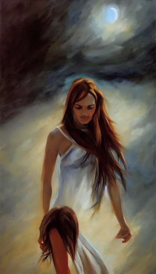 Image similar to the end of the world, by emilia wilk