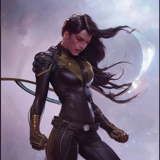 Image similar to ultra realistic illustration, xmen rogue, intricate, elegant, highly detailed, digital painting, artstation, concept art, smooth, sharp focus, illustration, art by artgerm and greg rutkowski and alphonse mucha