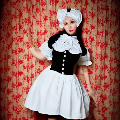 Image similar to french maid full body photoshot