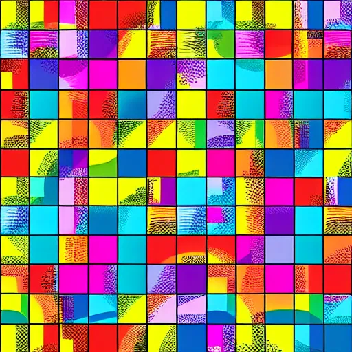 Prompt: colorful comic book texture