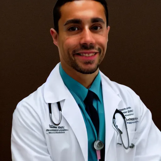 Prompt: steven vazquez as a doctor