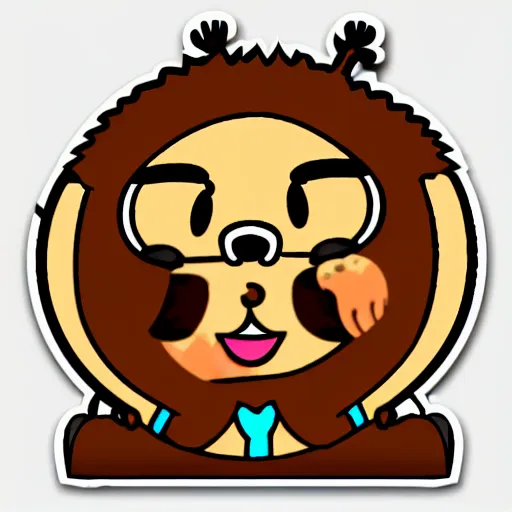 Image similar to cute sticker of baba is you videogame