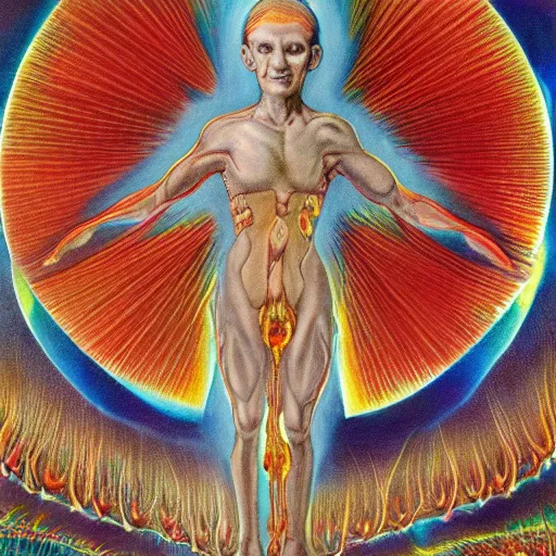 Prompt: detailed spiritualist art depiction of the energy body