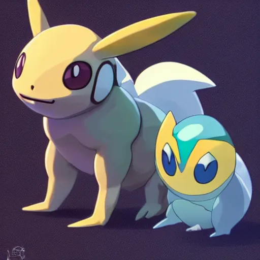 Image similar to translucent cute pokemon like pet with cute eyes, dark colors smoke spiritual fantasy digital art by artgem, studio ghibli, clean cel - shaded vector art, style artstation, style greg rutkowski, octane render, unreal engine 6, epic game graphics, fantasy, conceptual art, ray tracing