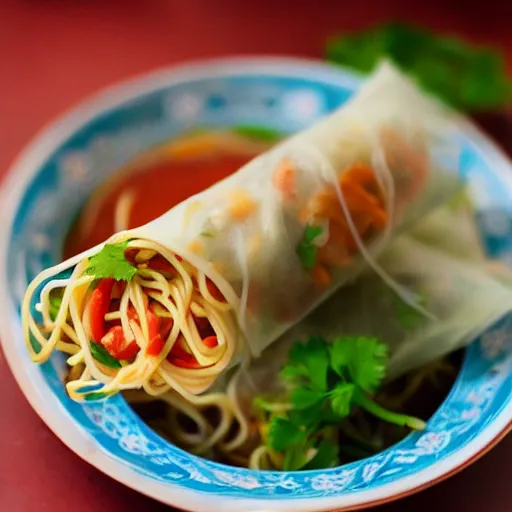 Image similar to spaghetti - os vietnamese spring roll