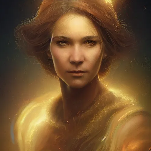 Image similar to Captivating Oracle of Delphi portrait, atmospheric lighting, painted, intricate, volumetric lighting, beautiful, rich deep colors masterpiece, golden hour, sharp focus, ultra detailed, by Leesha Hannigan, Ross Tran, Thierry Doizon, Kai Carpenter,Ignacio Fernández Ríos