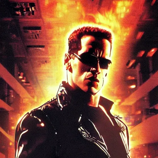 Image similar to terminator in the matrix