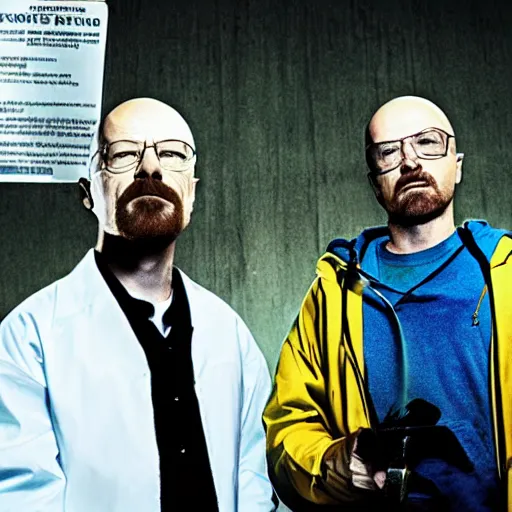 Image similar to walter white and jesse pinkman muckbang