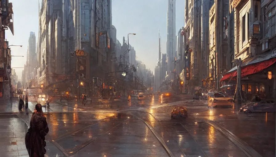 Prompt: Ultra realistic illustration of an ugly modern city street, intricate, elegant, highly detailed, digital painting, artstation, concept art, smooth, sharp focus, illustration, art by artgerm and greg rutkowski and alphonse mucha