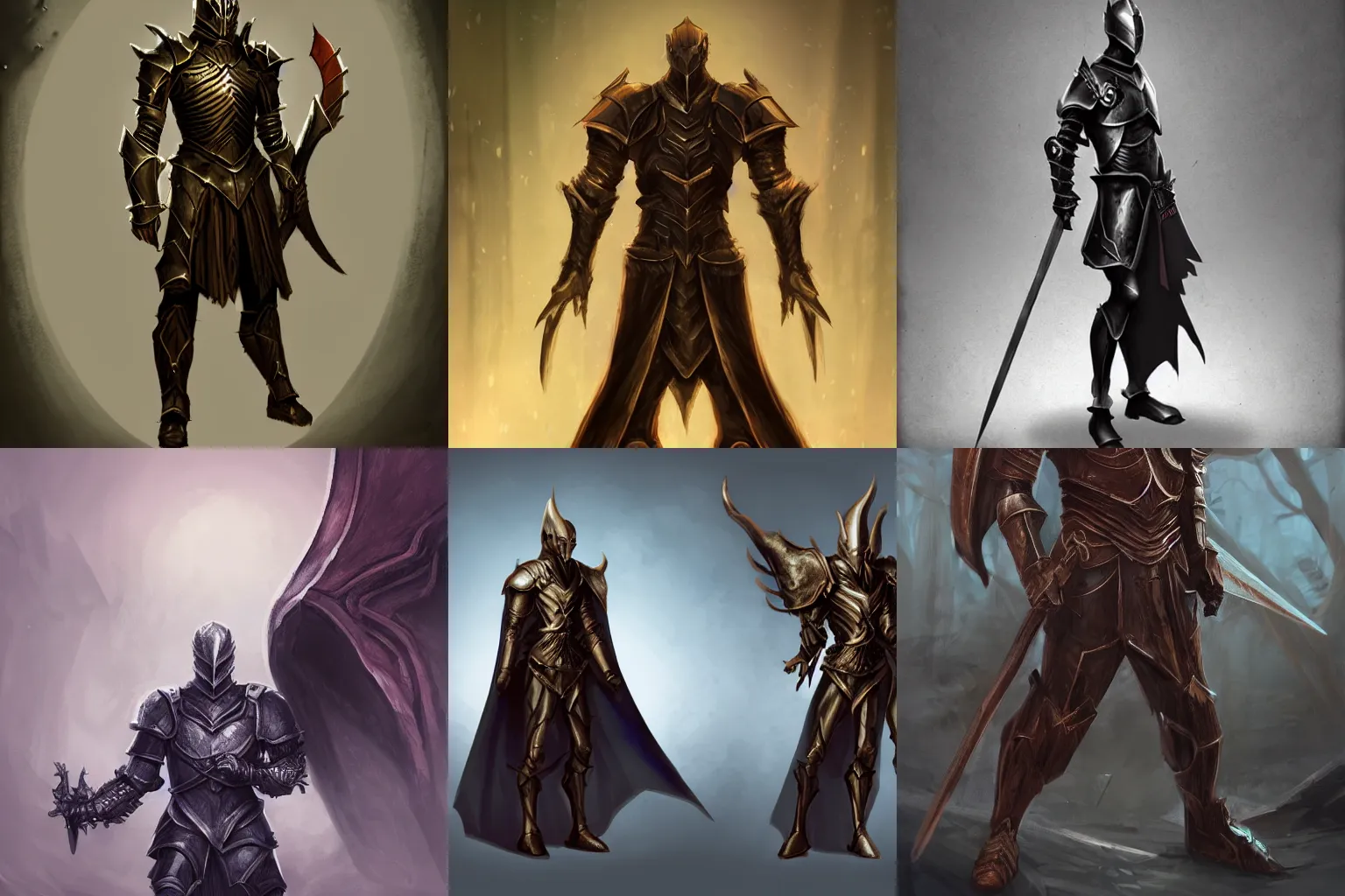 Prompt: man standing in defensive pose, good anatomy, fantasy knight, magic armor, servant of dark moth, magic eyes, digital art, concept art, simulation, structure, fine