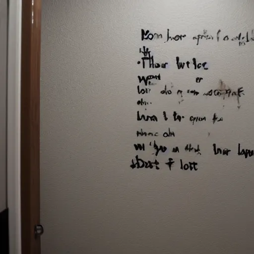 Prompt: on a bathroom wall